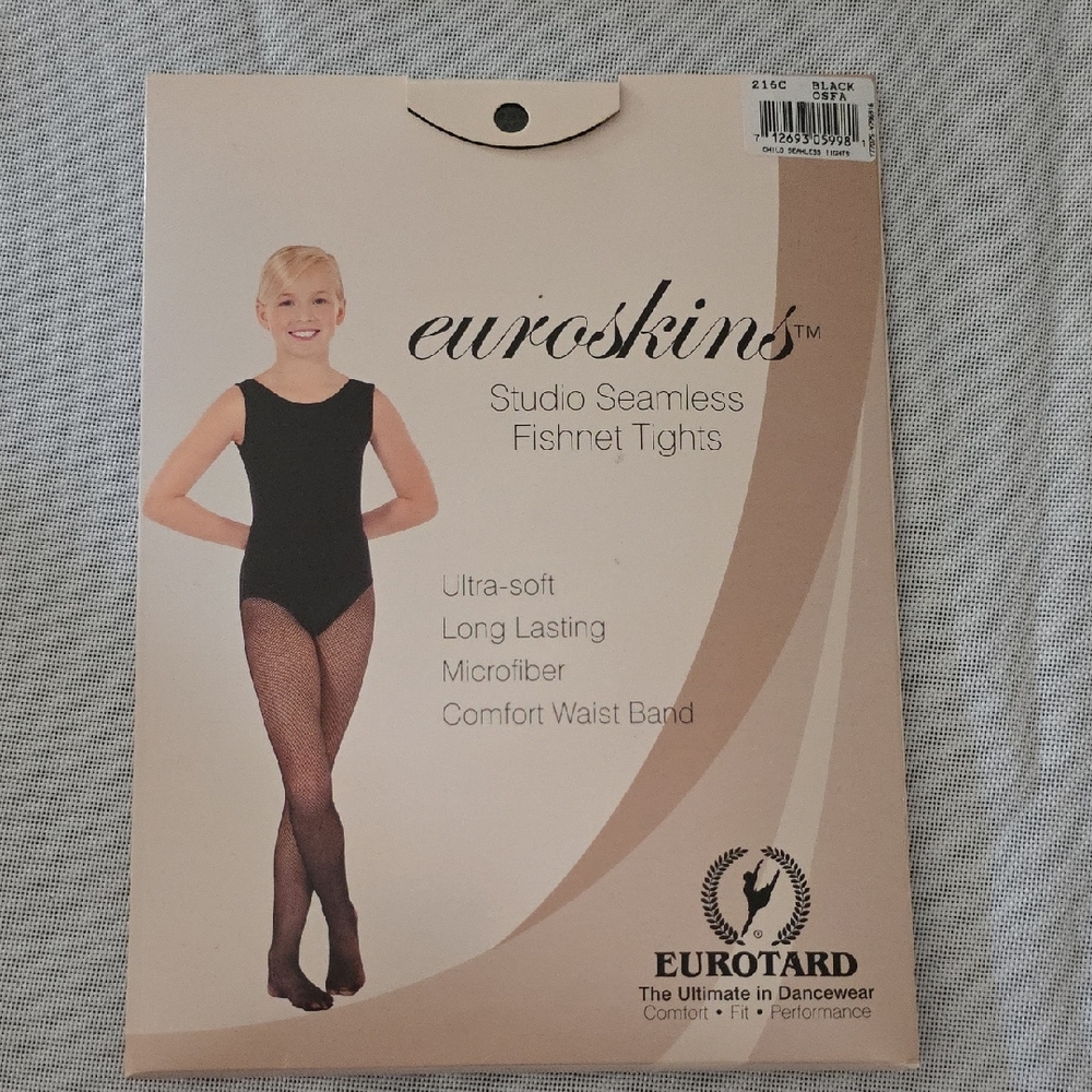 Black Studio Seamless Fishnet Tights
